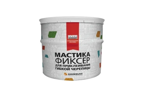 Мастика для гибкой черепицы ТЕХНОНИКОЛЬ №23 Фиксер 3,6кг (ведро) – Столица крыш