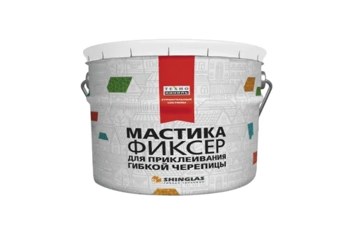 Мастика для гибкой черепицы ТЕХНОНИКОЛЬ №23 Фиксер 12кг (ведро) – Столица крыш