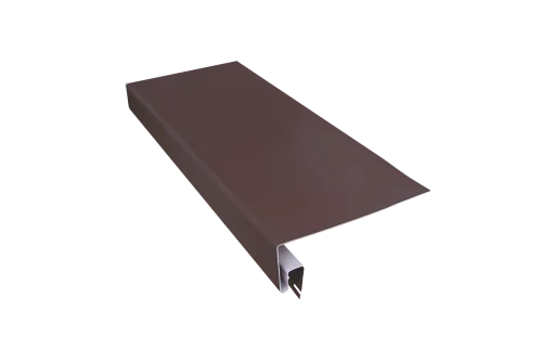 Планка приоконная широкая 7/8'' Grand Line Decor Premium Acryl темный дуб (3,0м) – Столица крыш