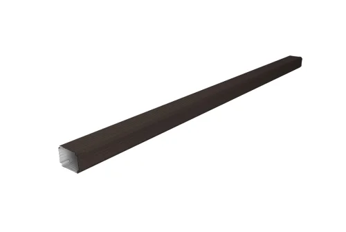 Труба гофрированная Vortex Lite Matt 76х102х3000мм RR 32 темно-коричневый