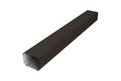 Труба гофрированная Vortex Lite Matt 76х102х1000мм RR 32 темно-коричневый