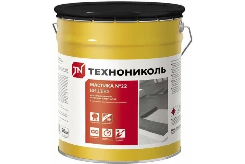 Мастика приклеивающая Технониколь №22 Вишера 20кг (ведро)