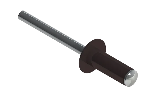Заклёпка вытяжная Daxmer 4,0х10 RAL 8017 (10х1000шт) ал/ст