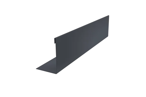 Нащельник 125 Texas 25х35 0,45 PE-Double RAL 7024 мокрый асфальт (L2,0)