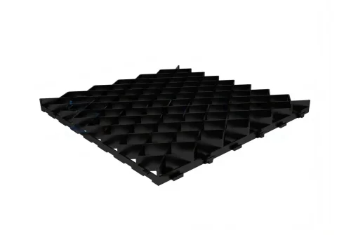 РешеткагазоннаяGidrolicaEcoPro60.60.4- пластиковаячерная (606)