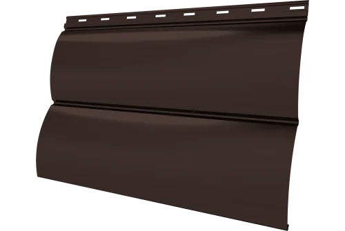 Блок-хаус new Grand Line 0,45 Drap TX с пленкой RAL 8017 шоколад – Столица крыш
