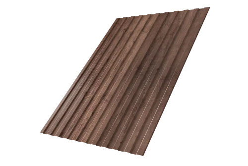 Профнастил С8A v01 0,45 Print Premium Almond Wood Fresh – Столица крыш