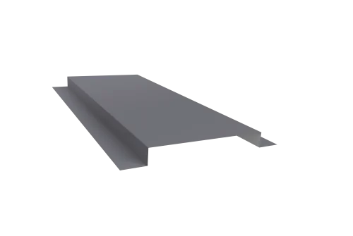Планка кожуха сегментного 150 0,5 Satin с пленкой RAL 7004 сигнальный серый (1м)