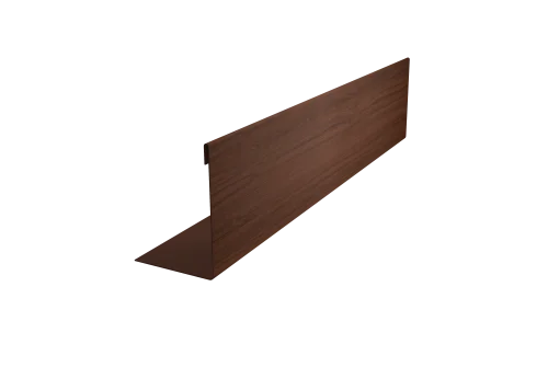 Нащельник 125 Texas 25х35 0,45 Print Elite Choco Wood TwinColor (L1,8)