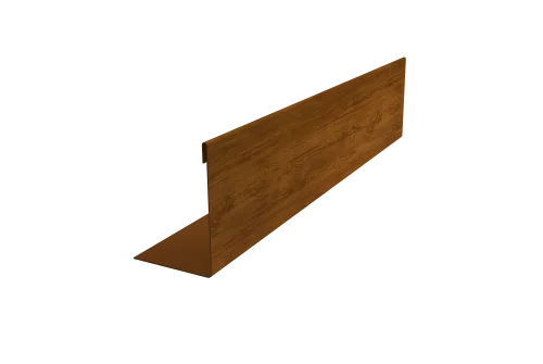 Нащельник 125 Texas 25х35 0,45 Print Elite Golden Wood TwinColor (L1,8)