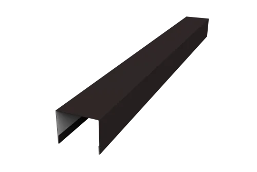 Крышка жалюзи Palermo 0,45 Drap RAL 9005 черный (3м) - Столица крыш