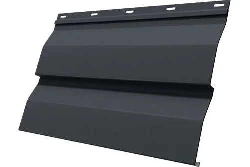 Корабельная доска НН 0,261 Grand Line 0,5 Drap TX с пленкой RAL 7024 мокрый асфальт – Столица крыш
