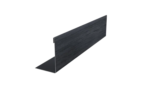 Нащельник 150 Texas 25х35 0,45 Print Premium Grey Wood TwinColor (L2,0) - Столица крыш
