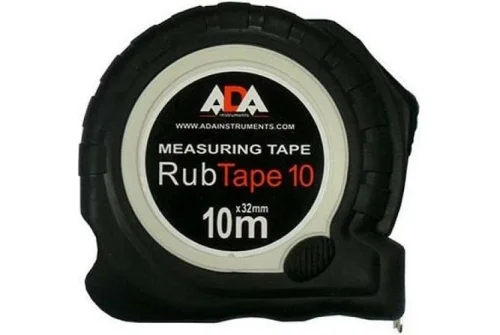 Рулетка ударопрочная ADA Rubtape 10 (А00154)