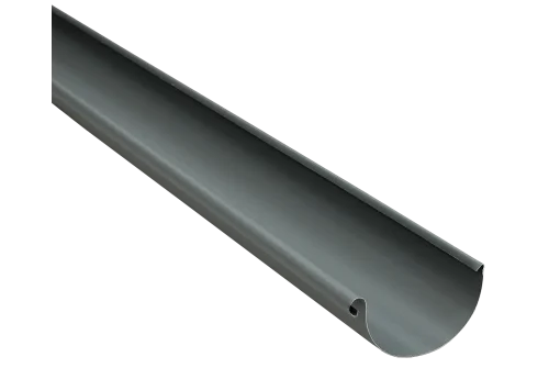 Желоб полукруглый GL PU Matt 125 мм 3 м RAL 7024 мокрый асфальт