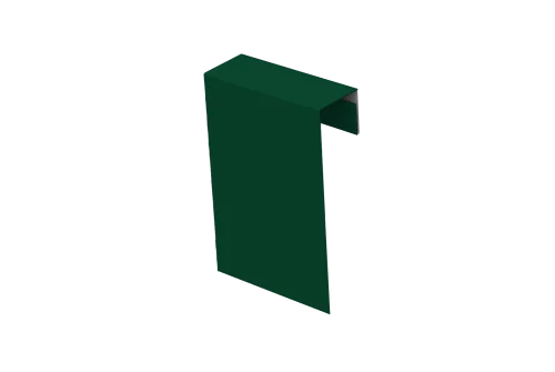 Соединительный профиль фибросайдинга 0,5 Satin с пленкой RAL 6005 зеленый мох (3м) – Столица крыш