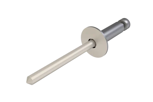 Заклёпка вытяжная Daxmer 4,0х16 (500шт) нерж/нерж RAL 9001