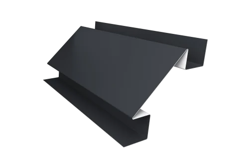 Угол внутренний сложный фальц 0,5 Satin Matt TX RAL 7024 мокрый асфальт (3м)