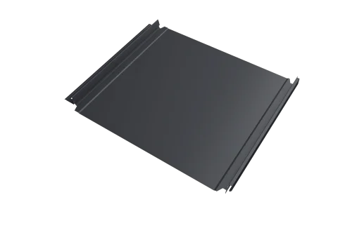Кликфальц Double Pro Grand Line 0,45 Drap с пленкой на замках RAL 7024 мокрый асфальт – Столица крыш
