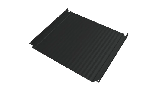 Кликфальц Double Pro Gofr Grand Line 0,5 Satin Matt с пленкой на замках RAL 7016 антрацитово-серый – Столица крыш