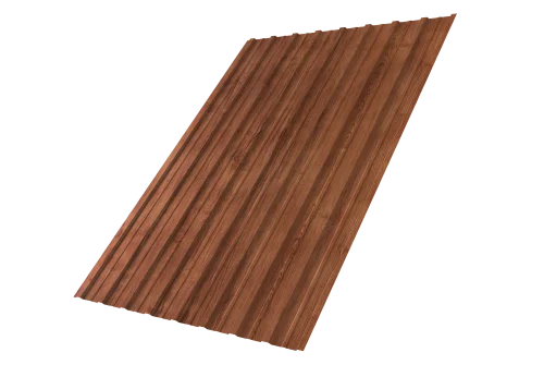 Профнастил С10A 0,45 Print Premium Rowan Wood Intense FTC - Столица крыш